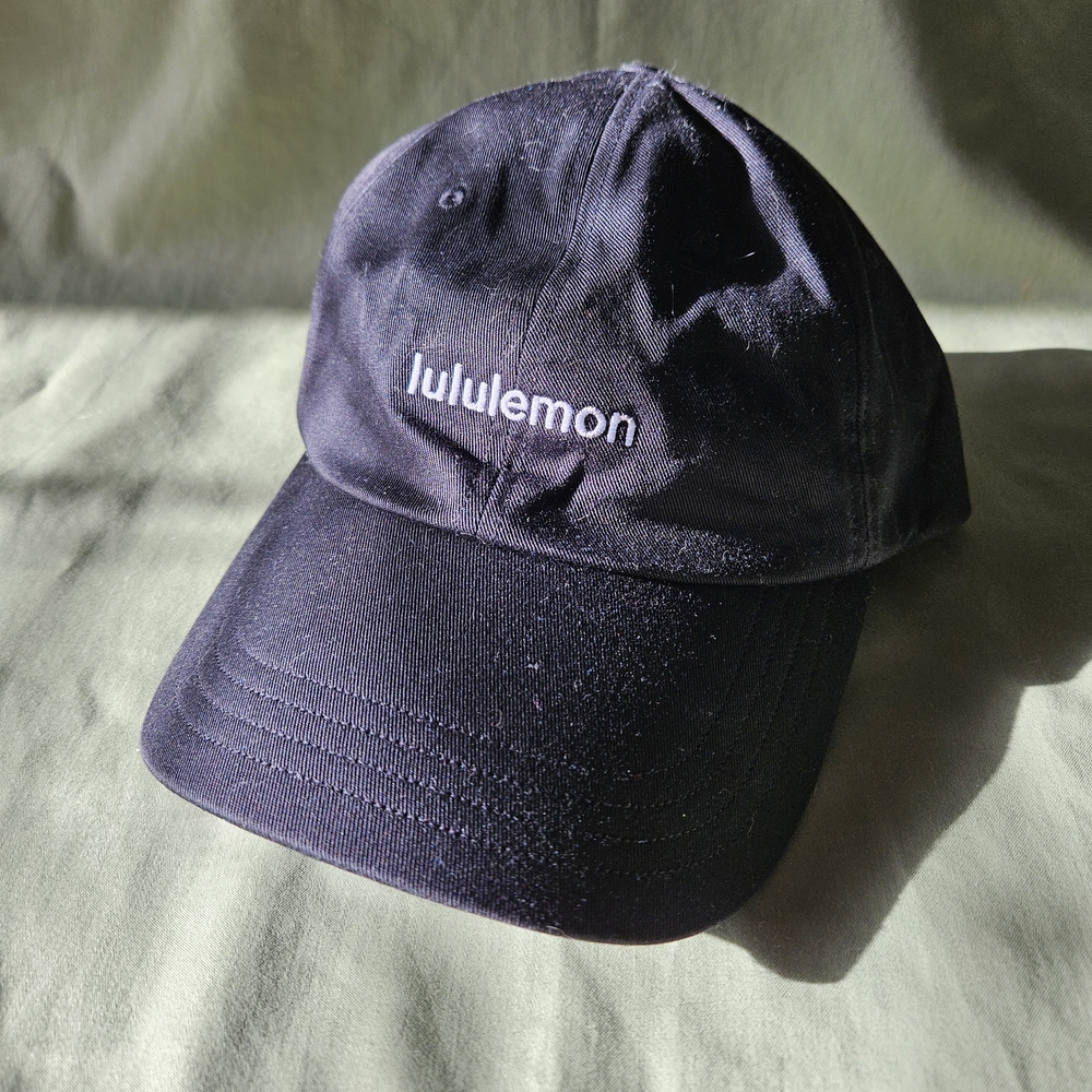 Lululemon‎ Black Women's Cotton Baller Hat Baseball Cap Size S/M